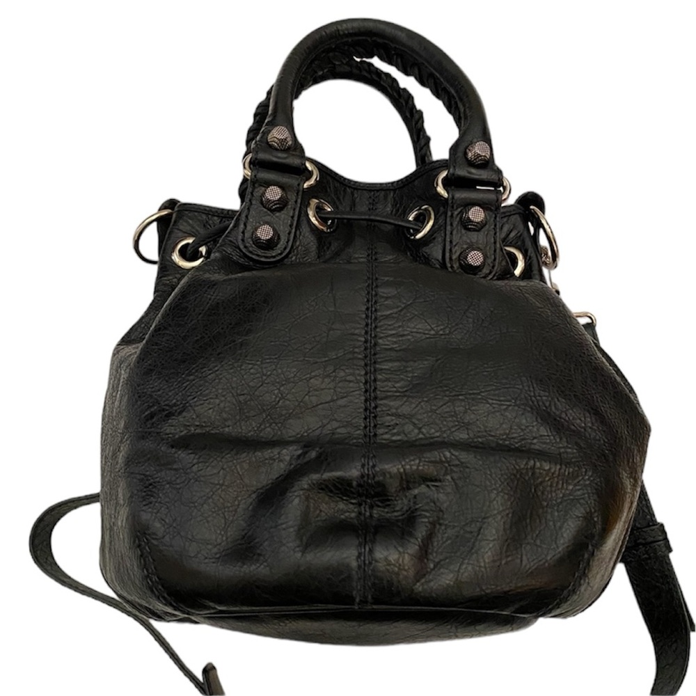 Balenciaga Mini Pompom City Bag - Picture 3 of 8